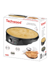 Crêpière électrique Techwood anti-adhésif 1200 Watt - Noir - TCP-126