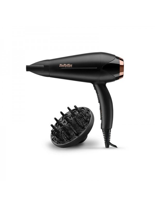 Sèche cheveux D570DE - 2200W - Noir -Babyliss- Diffuseur - Garantie 1 An