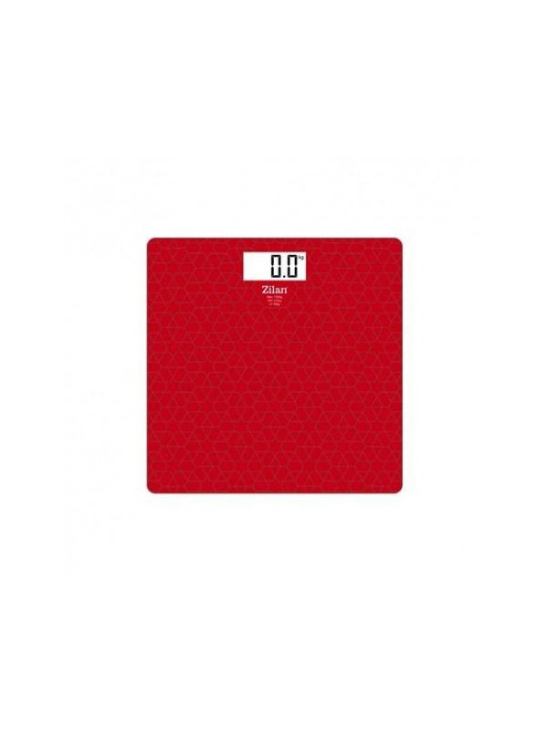 Pèse Personne Électronique ZLN7680 150 Kg – Rouge - Zilan