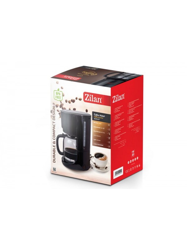 Cafetière électrique 1.5L ZLN1457 - Garantie 1an - Zilan