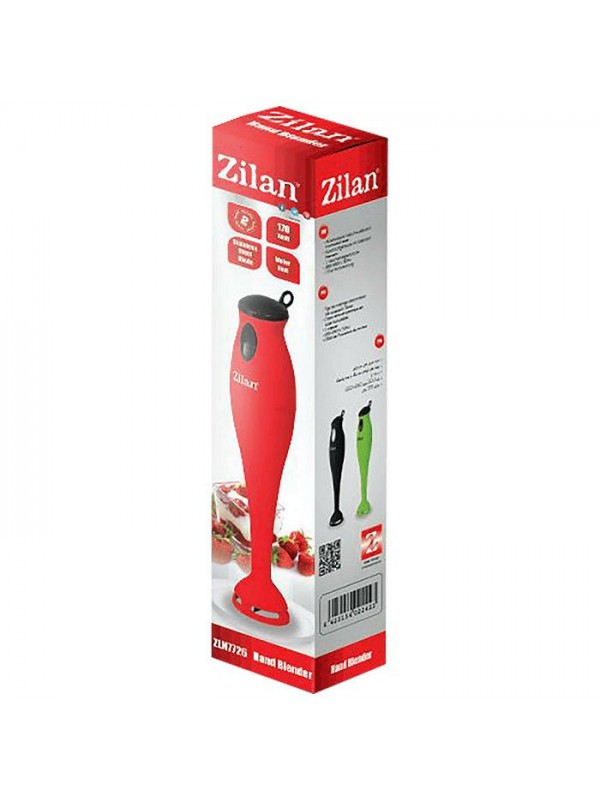 Mixeur plongent 200 Watt - Rouge ZLN7726 - Zilan