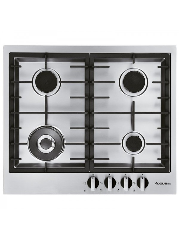 Plaque De Cuisson Encastrable Focus Quadra 60 4 Feux 60Cm Inox