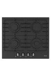 Plaque de Cuisson Encastrable FOCUS F404B 4 Feux 60 cm - Noir