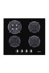 Plaque de Cuisson Encastrable FOCUS F415B 4 Feux 60 cm - Noir