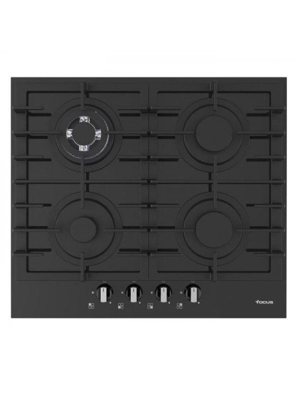 Plaque de Cuisson Encastrable FOCUS F405B 4 Feux 60 cm - Noir