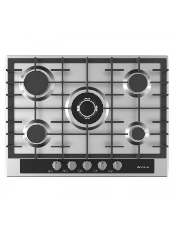 Plaque de Cuisson Encastrable FOCUS F403X 5 Feux 70 cm - Inox