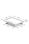 Table de cuisson Focus F.417B / 70 cm / Vitro Noir