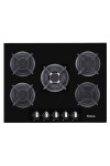 Plaque de Cuisson Encastrable FOCUS F4109B 5 Feux 90 cm - Inox