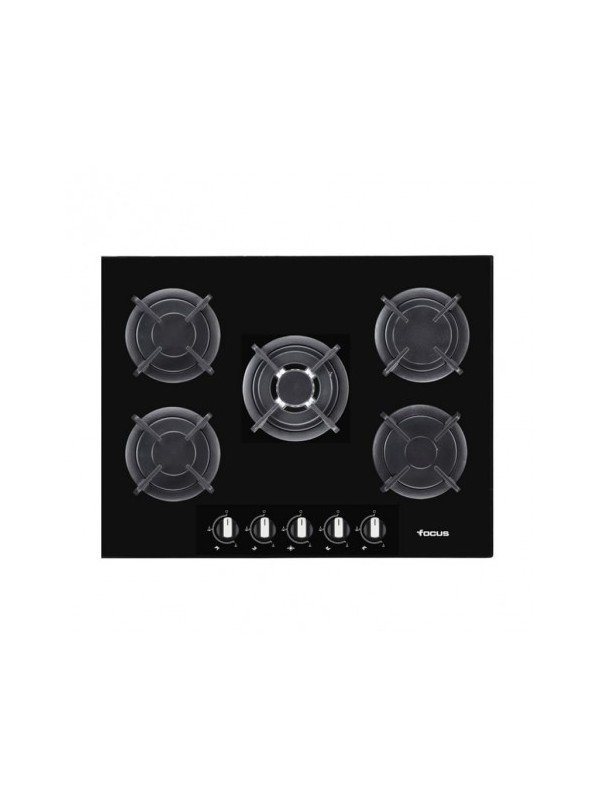 Plaque de Cuisson Focus 5 Feux F.4179B 90 cm Vitro - Noir