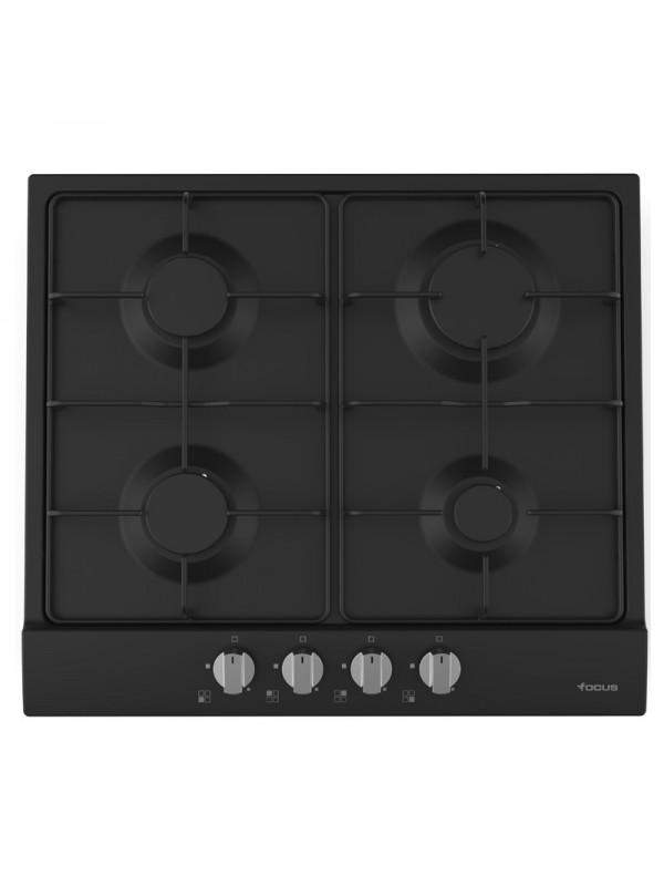 Table de cuisson Focus F.4015BS / FONTE TERMOCOUPLE / 60 cm / Noir