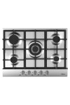 Plaque de Cuisson FOCUS 5 Feux / 70cm / Inox / Avec Thermocouple