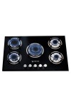 Plaque De Cuisson Encastrable STARONE ST-G801 5 Feux - Noir