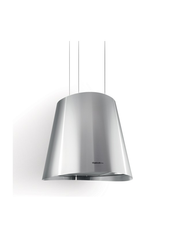 Hotte Centrale FOCUS LAGO 50 cm - Inox