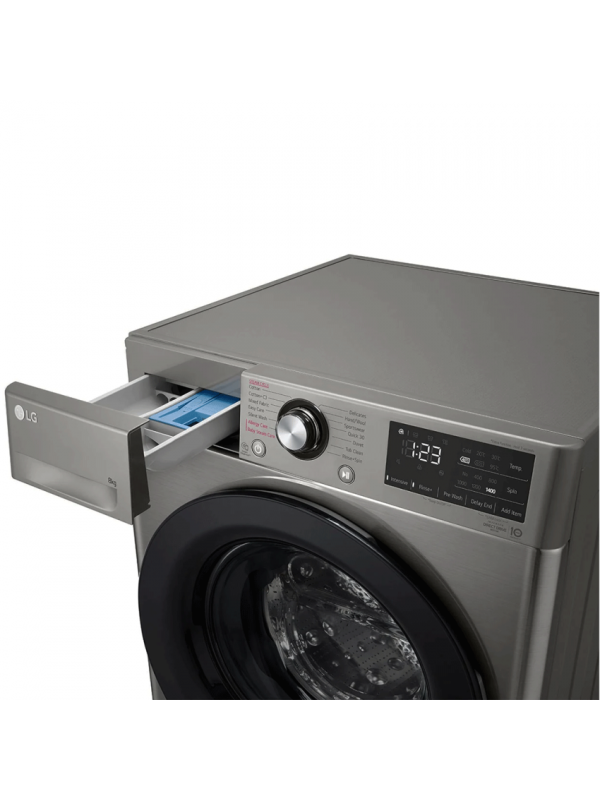 Lave linge Frontale LG F4R3VYG6P 9Kg / Smart AI DD/ Silver