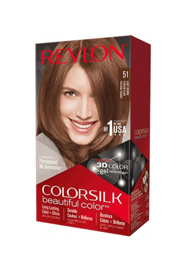 TEINTURE CHEVEUX  BRUN CLAIR N 51 REVLON  COLOR