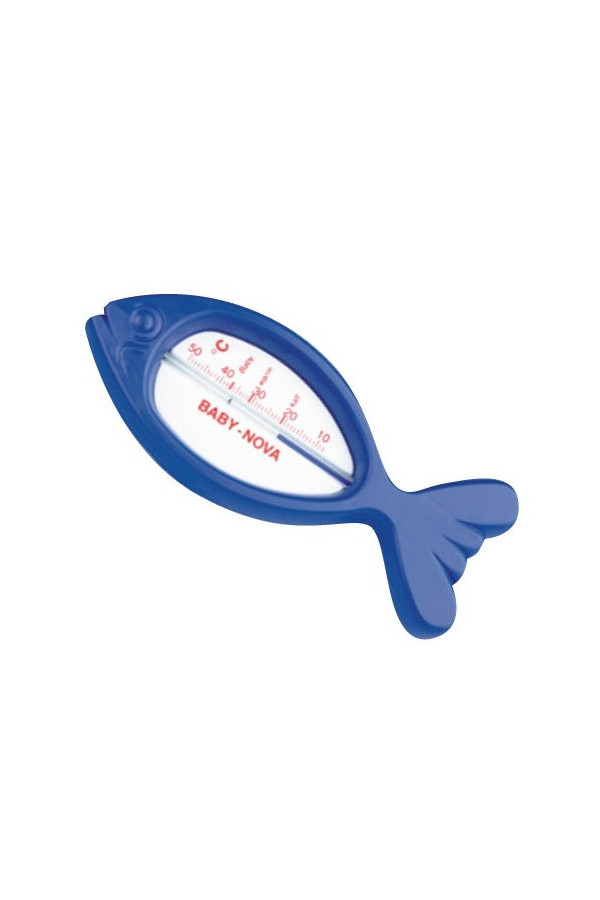 Thermometre De Bain De Poisson Bleu Blanc Babynova