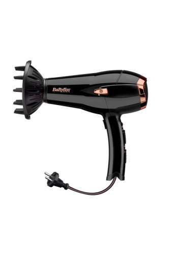 Sèche cheveux D373E - Rétractable - 2000W - Noir - Garantie 1 An - Babyliss