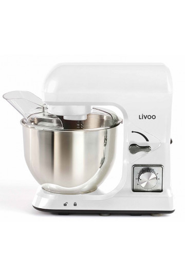 ROBOT PÂTISSIER BLANC DOP190W 1000W GARANTIE 1 AN - LIVOO