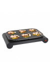 Set 3 en 1 Mini Crêpière DOM200-1000 Watt-Noir LIVOO